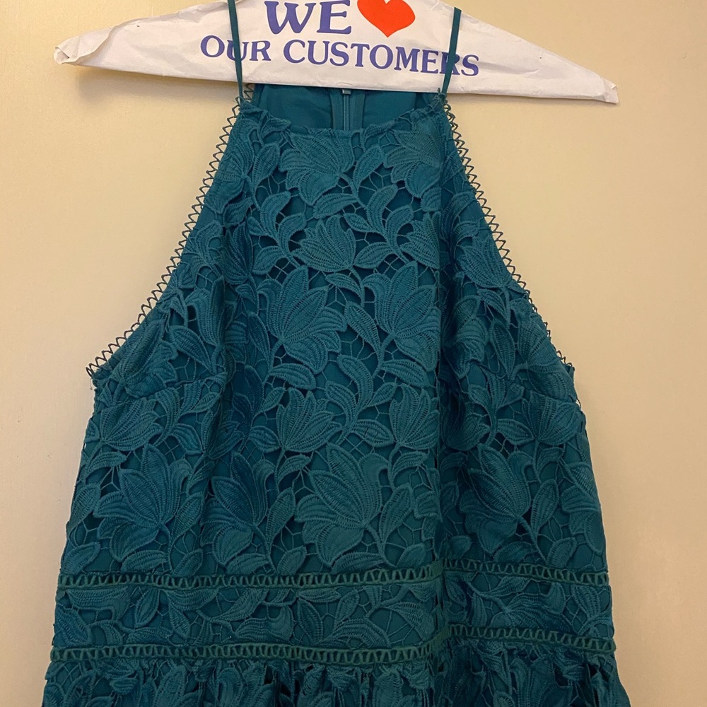 Summer wedding guest dress - teal